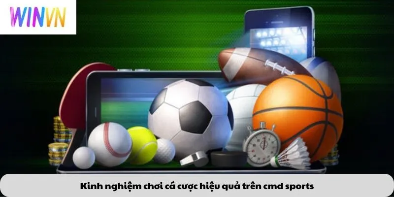 Kinh nghiệm chơi cá cược hiệu quả trên cmd sports