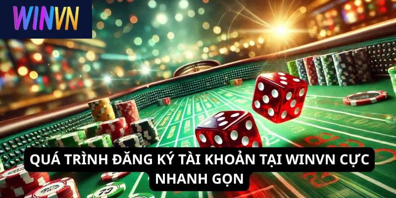 Quá trình đăng ký tài khoản tại WINVN cực nhanh gọn